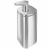 Simplehuman KT1183 10 Oz. Stainless Steel Pulse Pump Soap / Sanitizer Dispenser