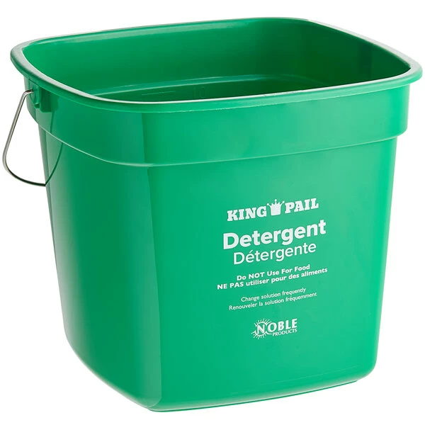 Noble Products King-Pail 10 Qt. Green Detergent Pail 2 Noble Products King-Pail 10 Qt. Green Detergent Pail - Image 2