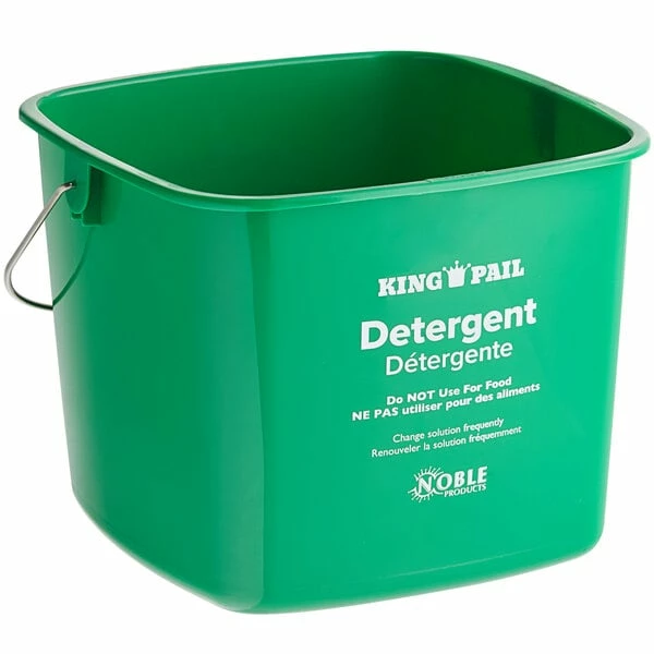 Noble Products King-Pail 8 Qt. Green Detergent Pail 2 Noble Products King-Pail 8 Qt. Green Detergent Pail - Image 2