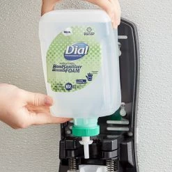 DialĀ® Dial DIA19038 FIT Universal Manual Antibacterial 1.2 Liter Foam Hand Sanitizer Refill - 3/Case