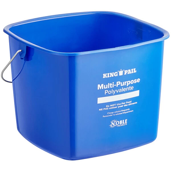 Noble Products King-Pail 8 Qt. Blue Cleaning Pail 2 Noble Products King-Pail 8 Qt. Blue Cleaning Pail - Image 2