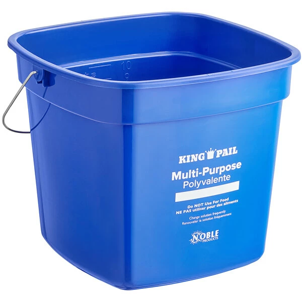 Noble Products King-Pail 10 Qt. Blue Cleaning Pail 2 Noble Products King-Pail 10 Qt. Blue Cleaning Pail - Image 2