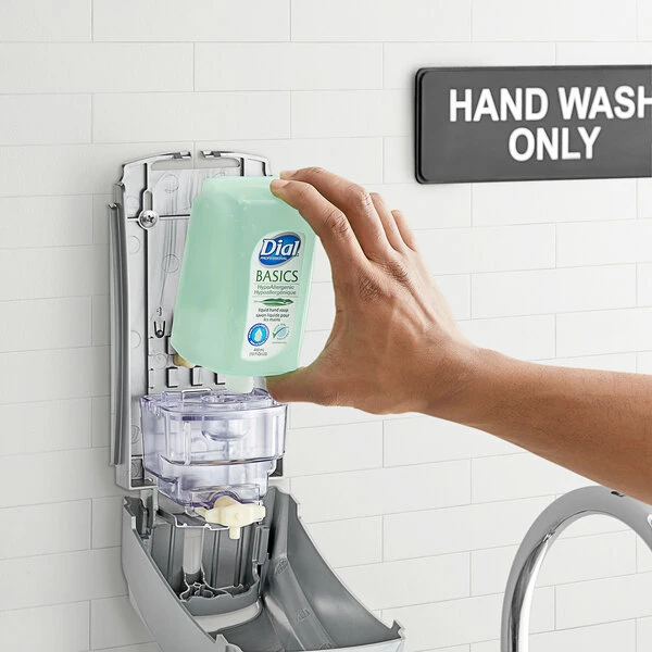Dial® Dial DIA33827 Eco-Smart Professional Basics 15 Oz. Hypoallergenic Liquid Hand Soap - 6/Case 1 Dial® Dial DIA33827 Eco-Smart Professional Basics 15 Oz. Hypoallergenic Liquid Hand Soap - 6/Case