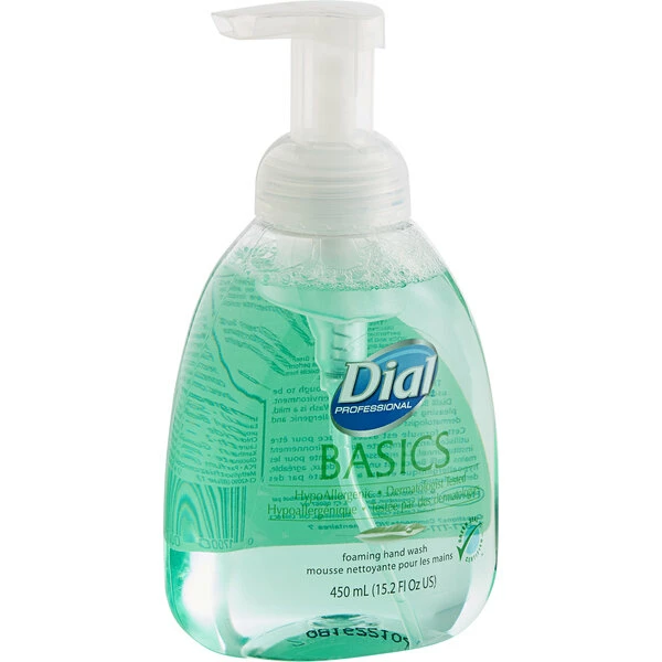 Dial® Dial DIA98609 Professional Basics 15.2 Oz Hypoallergenic Foaming Hand Wash 2 Dial® Dial DIA98609 Professional Basics 15.2 Oz Hypoallergenic Foaming Hand Wash - Image 2