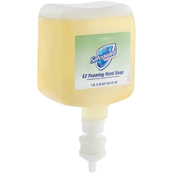 Safeguard™ Safeguard 47434 1.2 Liter / 1200 ML Foaming E2 Antibacterial Hand Soap 2 Safeguard™ Safeguard 47434 1.2 Liter / 1200 ML Foaming E2 Antibacterial Hand Soap - Image 2