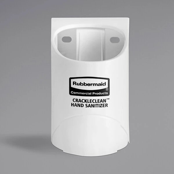 Rubbermaid CrackleClean 2158425 7.1 Oz. White Sanitizer Dispenser 1 Rubbermaid CrackleClean 2158425 7.1 Oz. White Sanitizer Dispenser