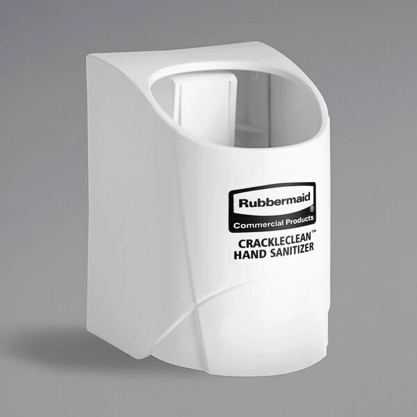 Rubbermaid CrackleClean 2158425 7.1 Oz. White Sanitizer Dispenser 2 Rubbermaid CrackleClean 2158425 7.1 Oz. White Sanitizer Dispenser - Image 2