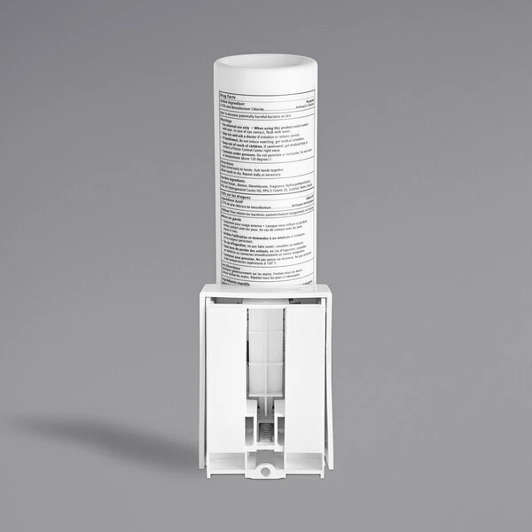 Rubbermaid CrackleClean 2158425 7.1 Oz. White Sanitizer Dispenser 4 Rubbermaid CrackleClean 2158425 7.1 Oz. White Sanitizer Dispenser - Image 4