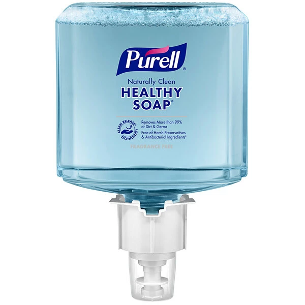 Purell® 6470-02 CRT Healthy Soap® Professional ES6 1200 ML Naturally Clean Fragrance Free Foaming Hand Soap - 2/Case 1 Purell® 6470-02 CRT Healthy Soap® Professional ES6 1200 ML Naturally Clean Fragrance Free Foaming Hand Soap - 2/Case