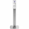 Purell® 7306-DS-SLV Messenger™ ES6 1200 ML White Automatic Hand Sanitizer Dispenser With Silver Panel Floor Stand