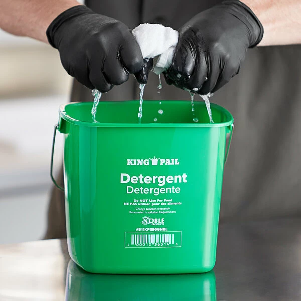 Noble Products 6 Qt. Green Cleaning Pail 1 Noble Products 6 Qt. Green Cleaning Pail