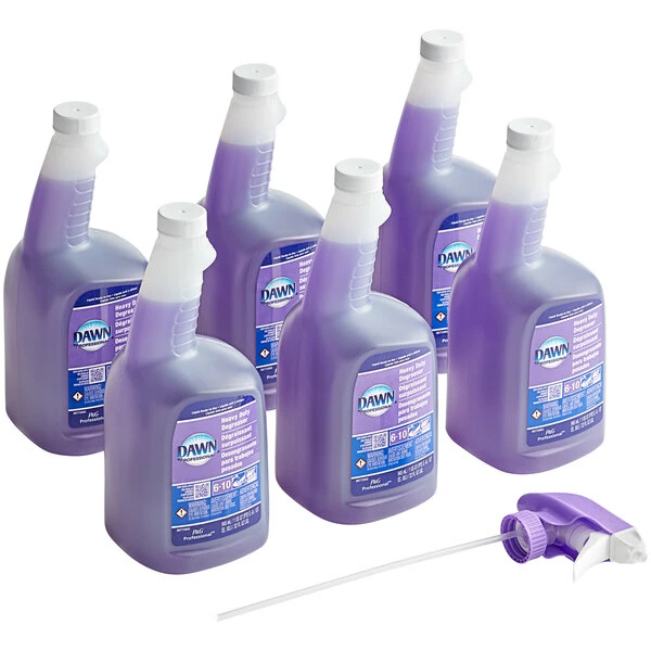 Dawn® Professional Dawn Professional 04854 32 Oz. Heavy-Duty Degreaser With Foil Seal - 6/Case 2 Dawn® Professional Dawn Professional 04854 32 Oz. Heavy-Duty Degreaser With Foil Seal - 6/Case - Image 2