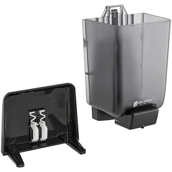 San Jamar S46TBK 46 Oz. Bulk Soap Dispenser - Black Pearl 3 San Jamar S46TBK 46 Oz. Bulk Soap Dispenser - Black Pearl - Image 3