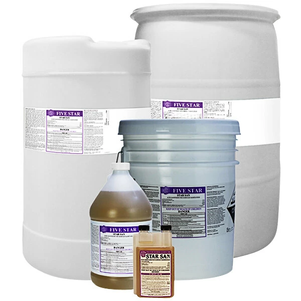 Five Star Chemicals 26-STS-FS55 Star San High-Foaming Brewery Sanitizer 55 Gallon 1 Five Star Chemicals 26-STS-FS55 Star San High-Foaming Brewery Sanitizer 55 Gallon