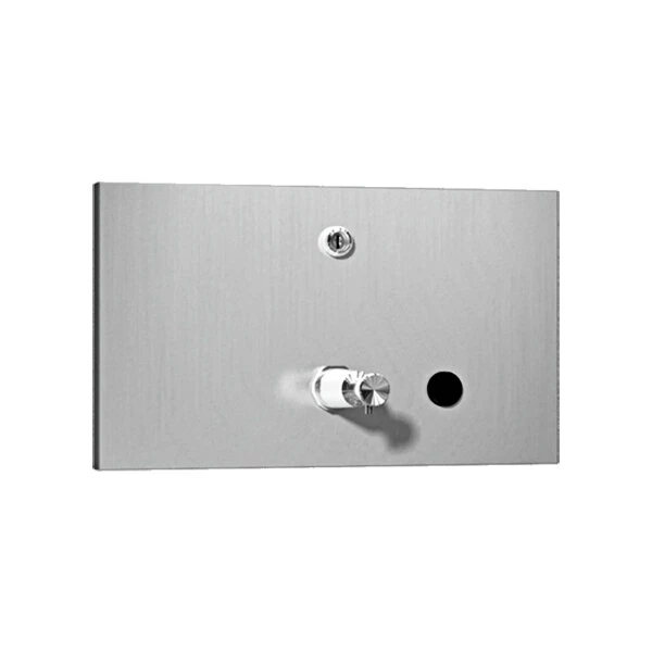 American Specialties, Inc. Simplicity 10-6326 47 Oz. Stainless Steel Recessed Horizontal Liquid Soap Dispenser 1 American Specialties, Inc. Simplicity 10-6326 47 Oz. Stainless Steel Recessed Horizontal Liquid Soap Dispenser