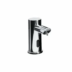 American Specialties, Inc. EZ Fill 10-0394-1AC Stand-Alone Polished Finish Liquid Foaming Soap Dispenser - AC Powered