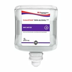 SC Johnson Professional InstantFOAM PURE 55857 1 Liter Foaming Alcohol-Free Instant Hand Sanitizer Refill - 6/Case