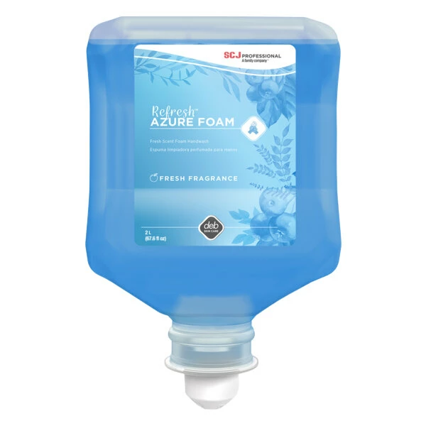 SC Johnson Professional Refresh AZU2LT 2 Liter Azure Foaming Hand Soap Refill - 4/Case 1 SC Johnson Professional Refresh AZU2LT 2 Liter Azure Foaming Hand Soap Refill - 4/Case