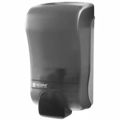 San Jamar SF1300TBK Rely Pearl Black Manual Foam Soap Dispenser - 5" X 4" X 10"