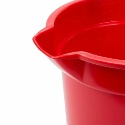 Continental 8114RD Huskee 14 Qt. Red Round Utility Bucket -VIETRI SHOP 554241