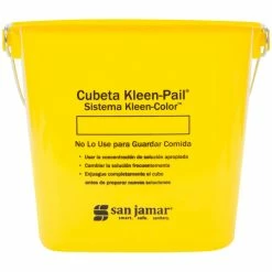 San Jamar KP196KCYL 6 Qt. Yellow Cleaning Kleen-Color Pail -VIETRI SHOP 569006