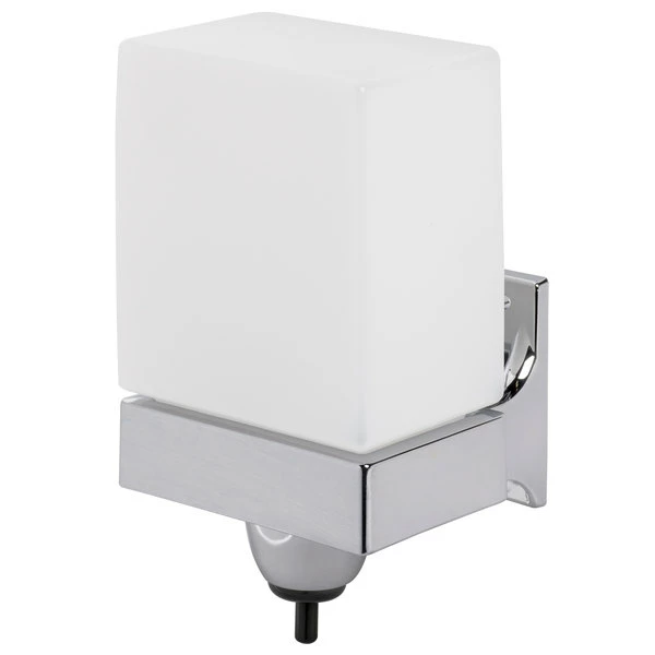 Bobrick ClassicSeries B-155 LiquidMate Wall-Mounted 24 Oz. Soap Dispenser With Chrome Plated ABS Mounting Bracket 2 Bobrick ClassicSeries B-155 LiquidMate Wall-Mounted 24 Oz. Soap Dispenser With Chrome Plated ABS Mounting Bracket - Image 2