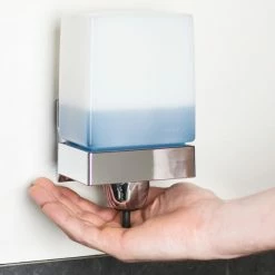 Bobrick ClassicSeries B-155 LiquidMate Wall-Mounted 24 Oz. Soap Dispenser With Chrome Plated ABS Mounting Bracket