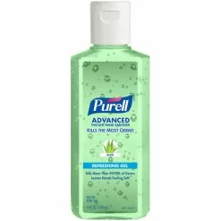 Purell® 9631-24 Advanced With Aloe 4 Oz. Gel Instant Hand Sanitizer - 24/Case