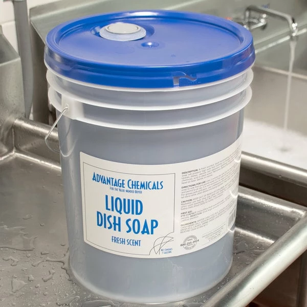 Advantage Chemicals 5 Gallon / 640 Oz. Liquid Dish Soap 1 Advantage Chemicals 5 Gallon / 640 Oz. Liquid Dish Soap