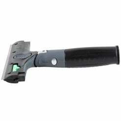 Unger® Unger EN150 ErgoTec Ninja 6" Black 2-in-1 Glass Scraper With Blade And Safety Cap -VIETRI SHOP 834118