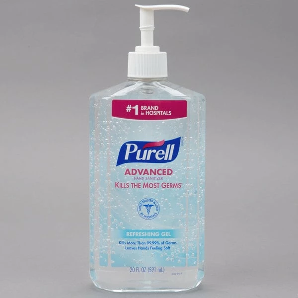 Purell® 3023-12 Advanced 20 Oz. Gel Instant Hand Sanitizer 2 Purell® 3023-12 Advanced 20 Oz. Gel Instant Hand Sanitizer - Image 2