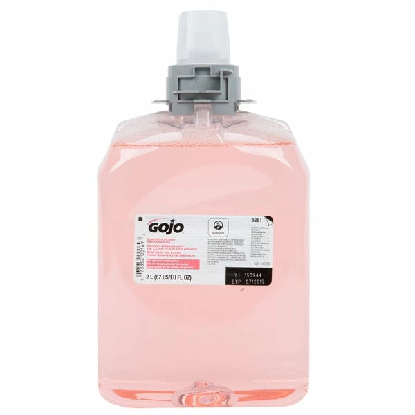 GOJO® 5261-02 FMX-20 Luxury 2000 ML Cranberry Foaming Hand Soap - 2/Case 2 GOJO® 5261-02 FMX-20 Luxury 2000 ML Cranberry Foaming Hand Soap - 2/Case - Image 2
