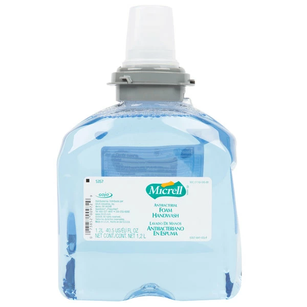Micrell® 5357-02 TFX 1200 ML Floral Antibacterial Foaming Hand Soap - 2/Case 2 Micrell® 5357-02 TFX 1200 ML Floral Antibacterial Foaming Hand Soap - 2/Case - Image 2