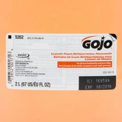 GOJO® 5262-02 FMX-20 Luxury 2000 ML Orange Blossom Foaming Antibacterial Hand Soap With PCMX - 2/Case -VIETRI SHOP 971384