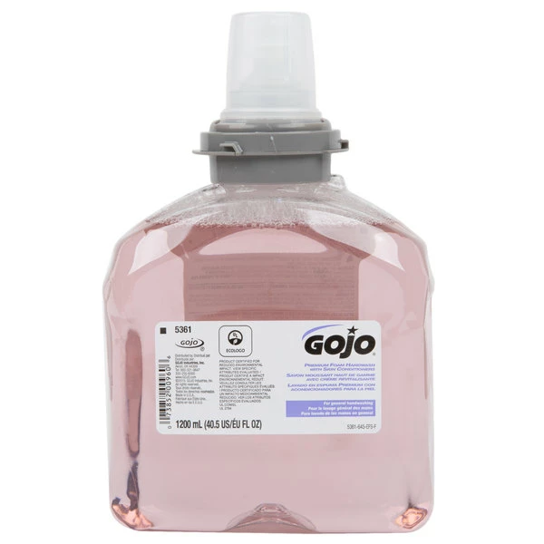 GOJO® 5361-02 TFX 1200 ML Premium Foam Hand Soap With Skin Conditioners 2 GOJO® 5361-02 TFX 1200 ML Premium Foam Hand Soap With Skin Conditioners - Image 2