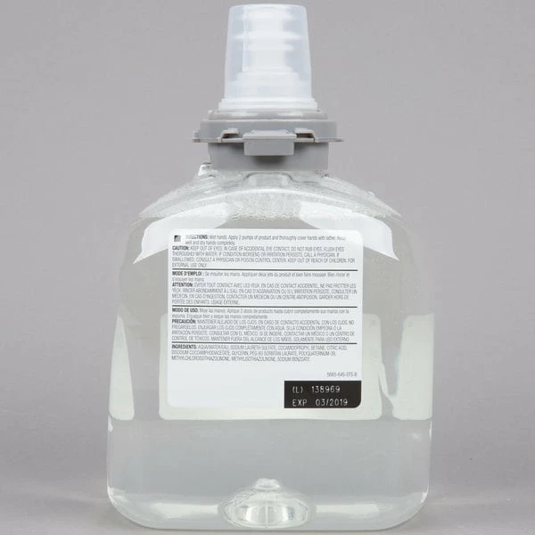 GOJO® 5665-02 TFX 1200 ML Green Certified Foam Hand Soap - 2/Case 3 GOJO® 5665-02 TFX 1200 ML Green Certified Foam Hand Soap - 2/Case - Image 3