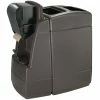Commercial Zone 75830599 55 Gallon Islander Series Maui 1 Charcoal Gray Rectangular Waste Container With Windshield Wash Station And Squeegee