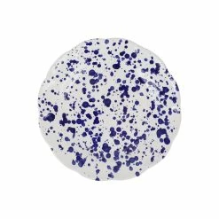 Vietri Amalfitana Cobalt Splatter Salad Plate