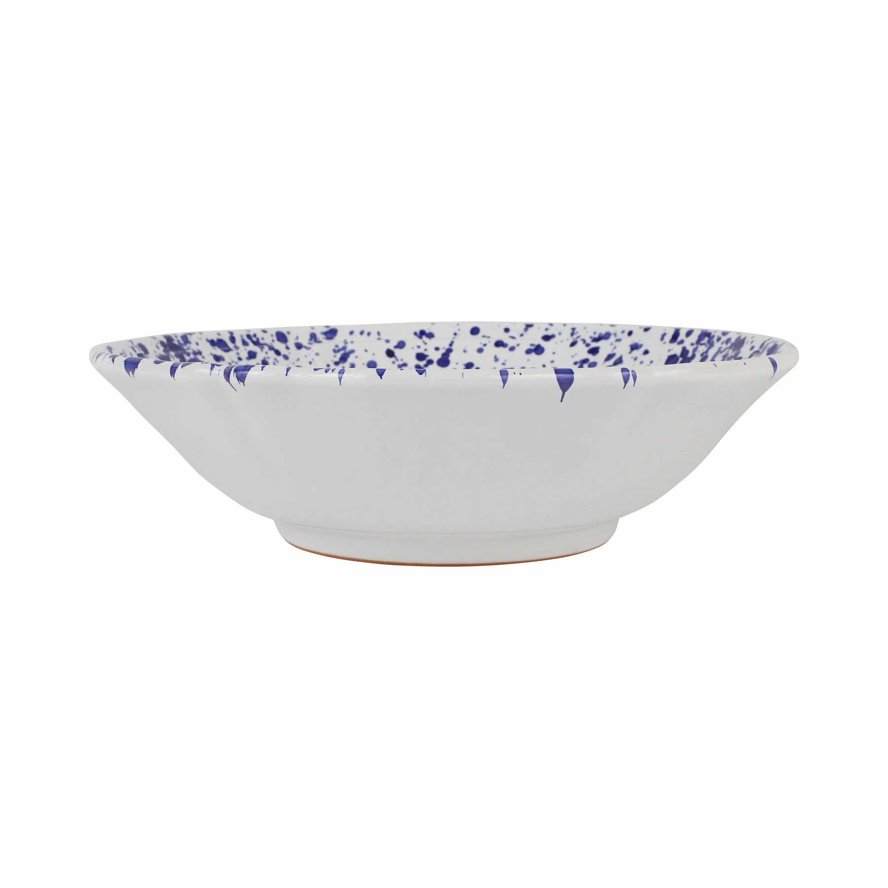 Vietri Amalfitana Cobalt Splatter Serving Bowl 1 Vietri Amalfitana Cobalt Splatter Serving Bowl