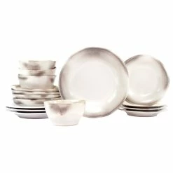 Vietri Aurora Ash Sixteen-Piece Place Setting