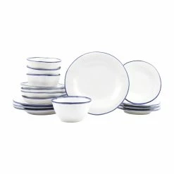 Vietri Aurora Edge Sixteen-Piece Place Setting