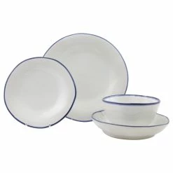 Vietri Aurora Edge Four-Piece Place Setting