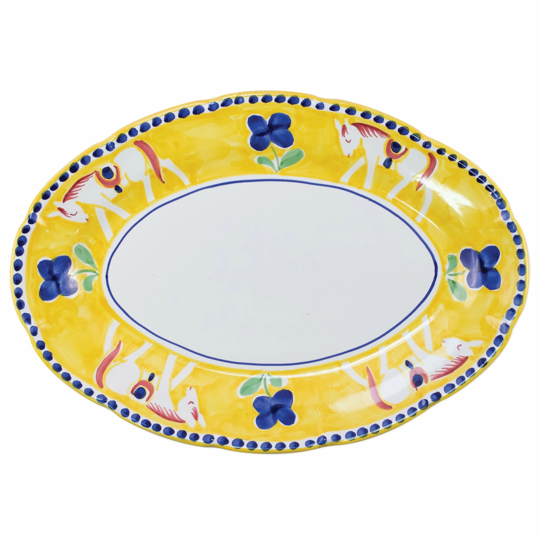 Vietri Campagna Cavallo Oval Platter 1 Vietri Campagna Cavallo Oval Platter
