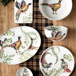 Vietri Fauna Pheasants Large Oval Platter -VIETRI SHOP FAU 9726 LSALT 3 1800x1800