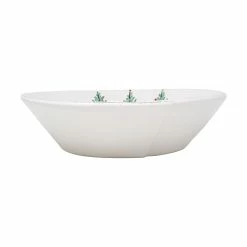 Vietri Lastra Holiday Large Shallow Serving Bowl