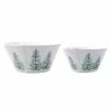 Vietri Lastra Holiday 2-Piece Serving Bowls Set