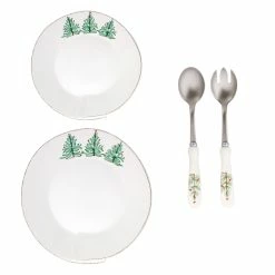 Vietri Lastra Holiday 3-Piece Serverware Set