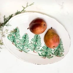 Vietri Lastra Holiday Small Oval Platter -VIETRI SHOP LAH 2625 2 1800x1800