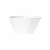 Vietri Lastra White Medium Stacking Serving Bowl