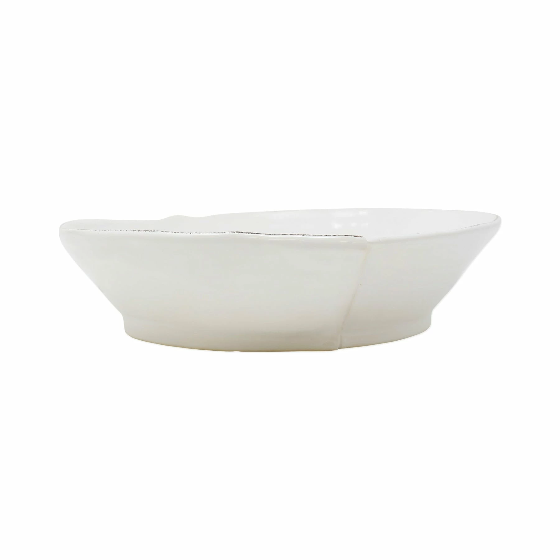 Vietri Lastra White 4-Piece Serving Bowls Set 4 Vietri Lastra White 4-Piece Serving Bowls Set - Image 4